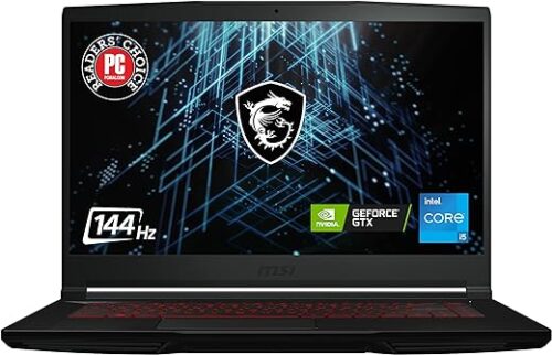 MSI GF63 15.6" 144 Hz Gaming Laptop Intel Core i5-11400H RTX 3050 16GB 512GB NVMe SSD Win11 (11UC-263)