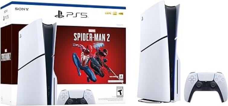 PlayStation 5 Console -  Marvel’s Spider-Man 2 Bundle (slim)